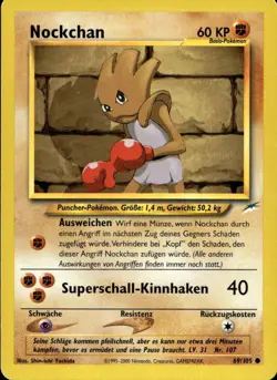Pokemon Nockchan Neo Destiny #69 🇩🇪AA-001 - Image 1