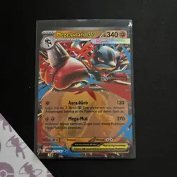 Mega-Lucario EX 077/132 Pokemon Karte Deutsch NM - Image 1