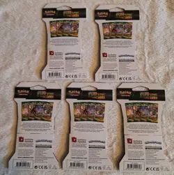 5 EVOLVING SKIES SLEEVED BOOSTER PACKS. 5 New Sealed Pokemon TCG 820650808777 - Image 2
