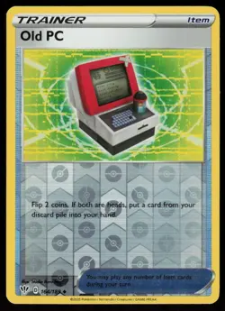 Old PC 164/189 Uncommon Darkness Ablaze Pokemon Reverse Holo Lightly Played - Image 1