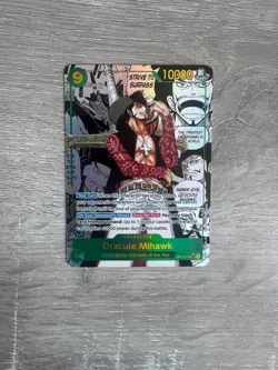 One Piece CCG Dracule Mihawk Manga SEC Op14-119 English NM - Image 1