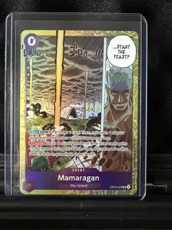 Mamaragan OP15-078 Super Rare Adventure on Kami's Island One Piece Near Mint - Image 1