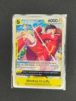Monkey.D.Luffy (Store Tournament 2025 Vol. 4) P-106 One Piece Promotion Cards NM - Image 1