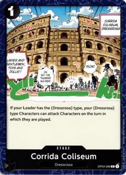 Corrida Coliseum C Kingdoms of Intrigue OP04-096 One Piece TCG - Image 1