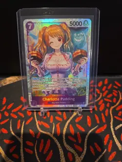 Charlotte Pudding PRB02-010 SR ONE PIECE Tcg Card Game - Image 1