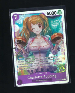 One Piece Card Game🏴‍☠COLOR: PURPLE PRB02-010 PUDDING SR FOIL NM TCG ENGLISH - Image 1