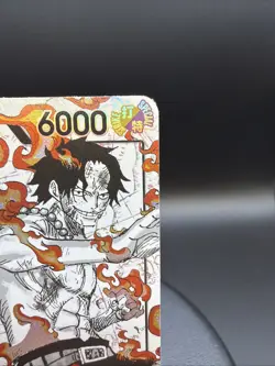 One Piece ST30-001 Alt Art Leader Luffy & Ace Trading Card - Image 3
