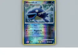 Whiscash 40/123 Rare Mysterious Treasures Pokemon Reverse Holo Lightly Played - Image 1