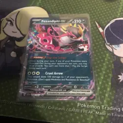 Fezendipiti ex Cosmos Holo Prize Pack Stamped Series 6 Pokemon TCG - Image 1