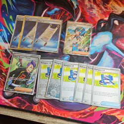 Pokemon TCG Sun & Moon Trainer Lot 10 Night Stretcher/Lana's Aid 2017 Eng - Image 1