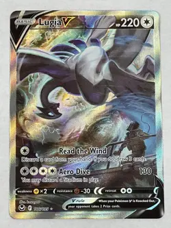 Lugia V Pokemon Silver Tempest TCG Alternate Full Art Ultra Rare 186/195 NM - Image 1