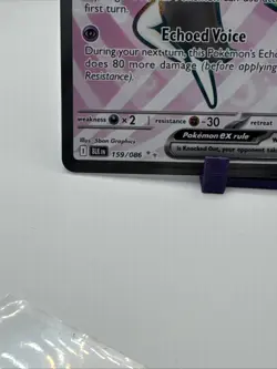 Pokemon TCG Meloetta EX 159/086 SV: Black Bolt Ultra Rare NM - Image 5