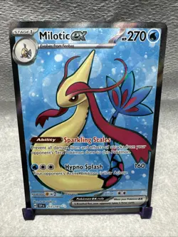 Pokemon TCG Milotic EX Ultra Rare Holo Card 217/191 Sv08: Surging Sparks NM - Image 1