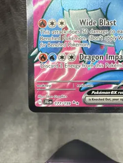 Pokemon TCG Salamence EX 177/159 Journey Together Ultra Rare Full Art Card NM - Image 5
