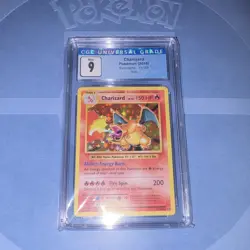 Pokemon TCG 2016 XY Evolutions Charizard Holo Rare Card CGC 9 11/108 - Image 1
