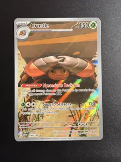 Crustle 186/182 Destined Rivals Illustration Rare Holo Pokemon TCG NM - Image 1