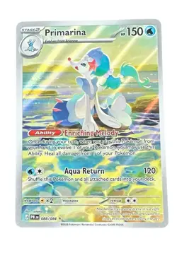 Pokemon TCG Primarina 088/084 Illustration Rare Pitch Black Holo - Image 1