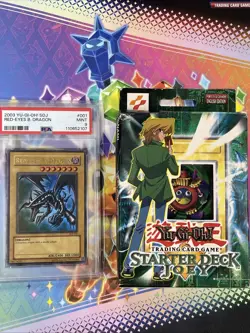 Yugioh Joey Starter Deck (English) Complete W/ Red-Eyes B. Dragon PSA 9 - Image 1