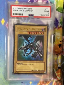 Yugioh Joey Starter Deck (English) Complete W/ Red-Eyes B. Dragon PSA 9 - Image 2