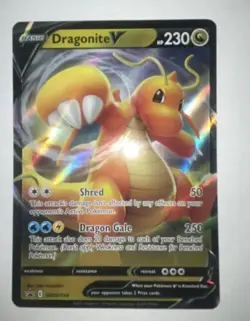 Pokemon Dragonite V SWSH154 Promo Full Art Holo SWSH: Sword & Shield - Image 1