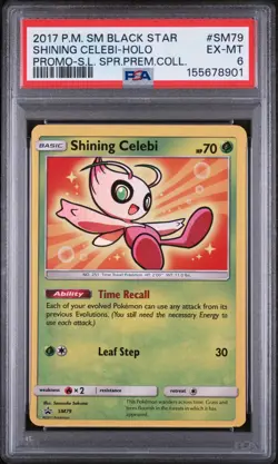 Shining Celebi - Pokemon SM Promos #SM79 PSA 6 - Image 1