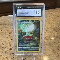 CGC 10 Roserade TG02/TG30 Lost Origin Trainer Gallery Holo 2022 - Image 1