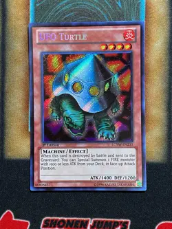 Yugioh UFO Turtle LCYW-EN233 Secret Rare 1st Ed LP - Image 1