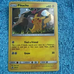 Pikachu SM234 Pokemon Card Sun & Moon Promo Holo NM Near Mint - Image 1
