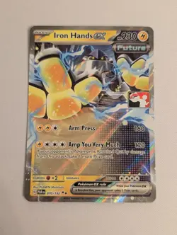 Iron Hands ex 070/182 Holo Double Rare Prize Pack Series Cards NM - Image 1