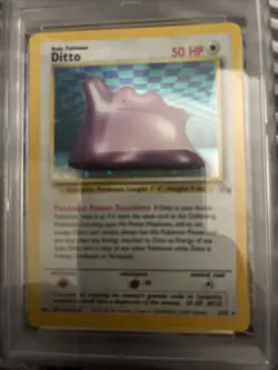 1999 Pokemon Fossil Ditto Holo Psa 8 - Image 2