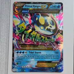 Primal Kyogre EX (Full Art) 55/160 Ultra Rare Holo Oversized Pokemon Card - Image 1