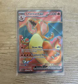 Charizard ex 183/165 Scarlet & Violet 151 Ultra Rare Holo English 330 HP - Image 1