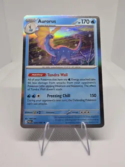 Pokemon TCG Aurorus 24/88 Rare Holo EN NM - Image 1