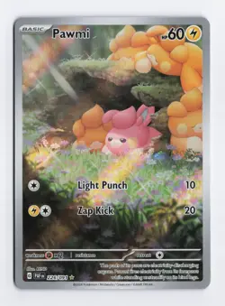 Pawmi 226/091 Illustration Rare - Pokemon TCG PAF Paldean Fates English NM - Image 1