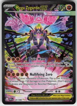 Mega Zygarde ex 120/088 Special Illustration Rare Perfect Order Pokemon Holo NM - Image 1