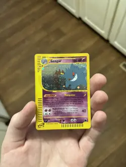 Pokemon Gengar Holo Rare Skyridge H9/H32 100 HP English Card 2003 - Image 1
