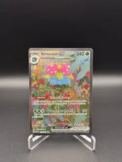 Pokemon TCG Venusaur EX 198/165 SV 151 Special Illustration Rare Full Art NM - Image 1