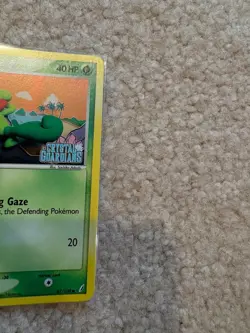 Pokemon TCG Treecko 67/100 EX Crystal Guardians Reverse Holo Stamped LP Rare NM - Image 3