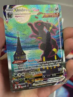 Umbreon VMAX 215/203 Alt Art Evolving Skies Pokemon Moonbreon Holo NM - Image 4