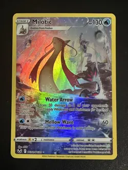 Milotic TG02/TG30 Pokemon Silver Tempest Trainer Gallery Full Art Holo NM - Image 1
