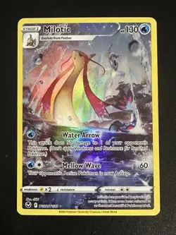 Milotic TG02/TG30 Pokemon Silver Tempest Trainer Gallery Full Art Holo NM - Image 3