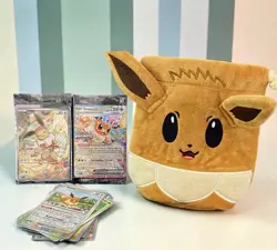 Pokemon Eevee Sealed Bundle Lot Of 32 Cards: Prismatic Evolutions! 🔥 🔥 - Image 1