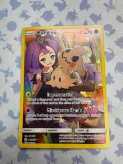 Mimikyu 245/236 Cosmic Eclipse Character Secret Rare Holo Pokemon Card NM - Image 2