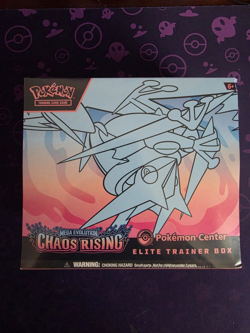pokemon center chaos rising elite trainer box NEW and Sealed - Image 1