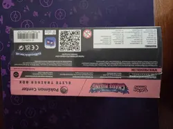 pokemon center chaos rising elite trainer box NEW and Sealed - Image 4