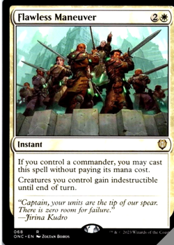 MAGIC "Flawless Maneuver" 068 Commander: Phyrexia: All Will Be One NM MTG CARD - Image 1