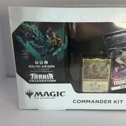 Magic: Th3 Gathering Tarkir Dragonstorm Commander Kit-Sultai Arisen Read Descrip - Image 3