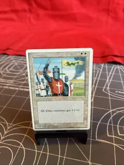 Vintage 1995 MTG 4th Edition Crusade Card - Image 1