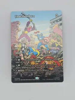 MTG, Final Showdown Borderless 45 Marvel Super Heroes Regular - Image 1