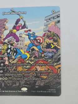 MTG, Final Showdown Borderless 45 Marvel Super Heroes Regular - Image 3